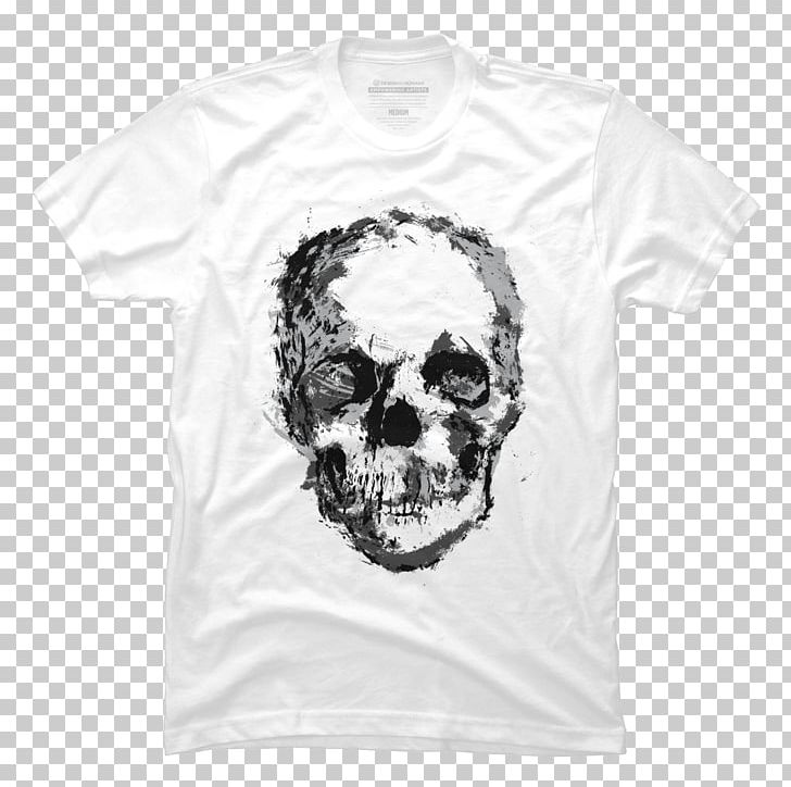 T-shirt Skull Sleeve Font PNG, Clipart, Black, Bone, Brand, Clothing, Men Free PNG Download