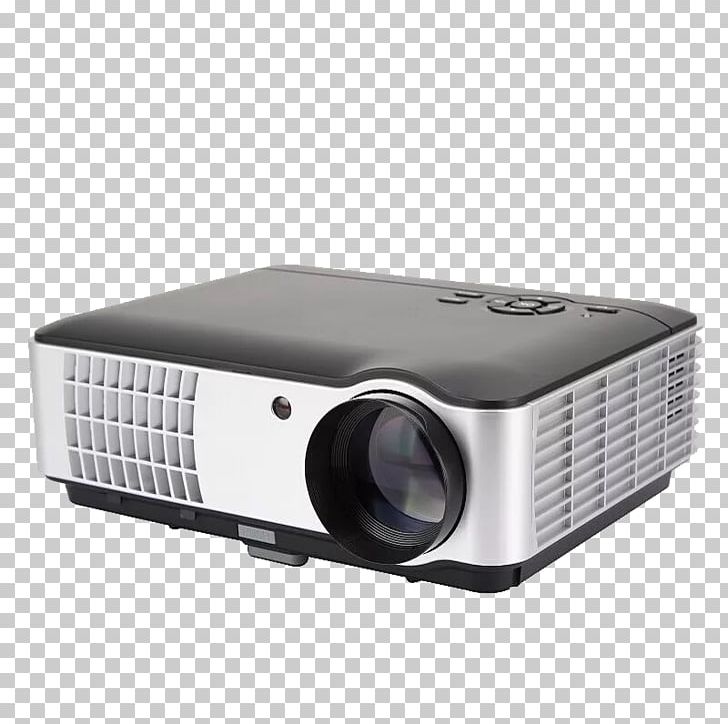 Video Projector 1080p LCD Projector Digital Light Processing PNG, Clipart, Advance, Black, Black And White, Electronic Device, Electronics Free PNG Download