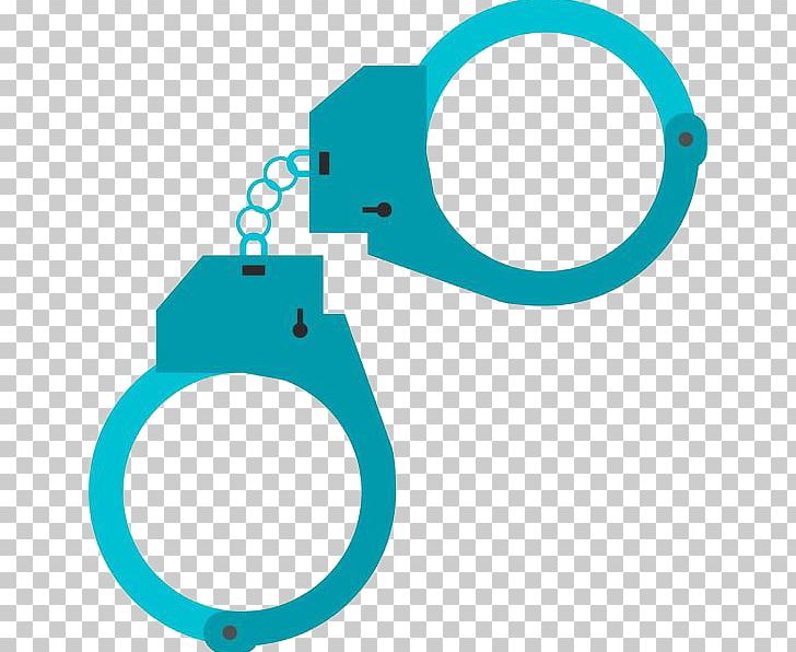 Handcuffs Prison Police Illustration PNG, Clipart, Aqua, Background Green, Blue, Brand, Circle Free PNG Download