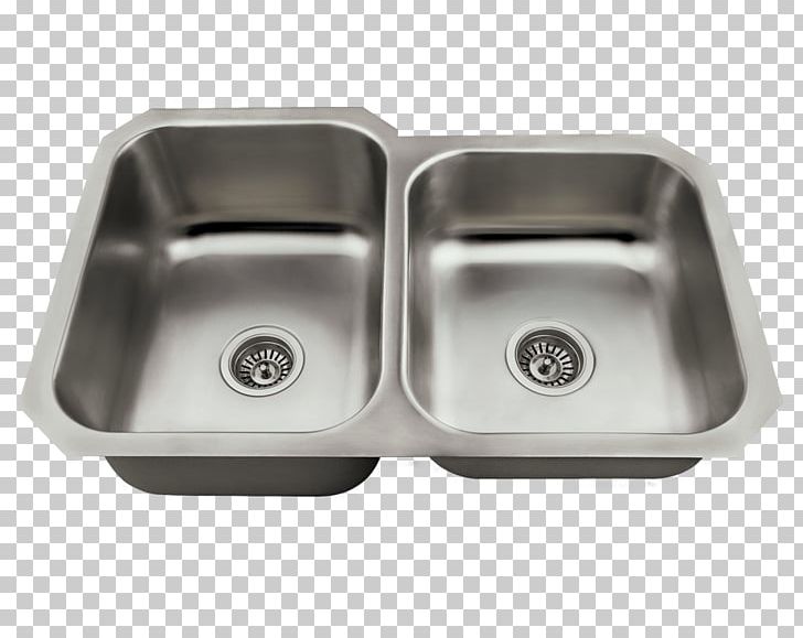 Kitchen Sink Kitchen Sink Faucet Handles & Controls Stainless Steel PNG, Clipart, Angle, Bathroom Sink, Bowl Sink, Brushed Metal, Drain Free PNG Download