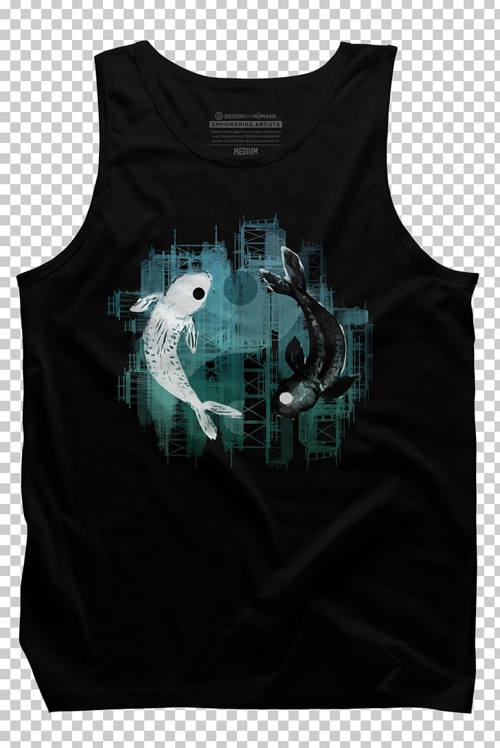 T-shirt Koi Sleeveless Shirt Clothing PNG, Clipart, Aliexpress, Black, Brand, Clothing, Clothing Accessories Free PNG Download