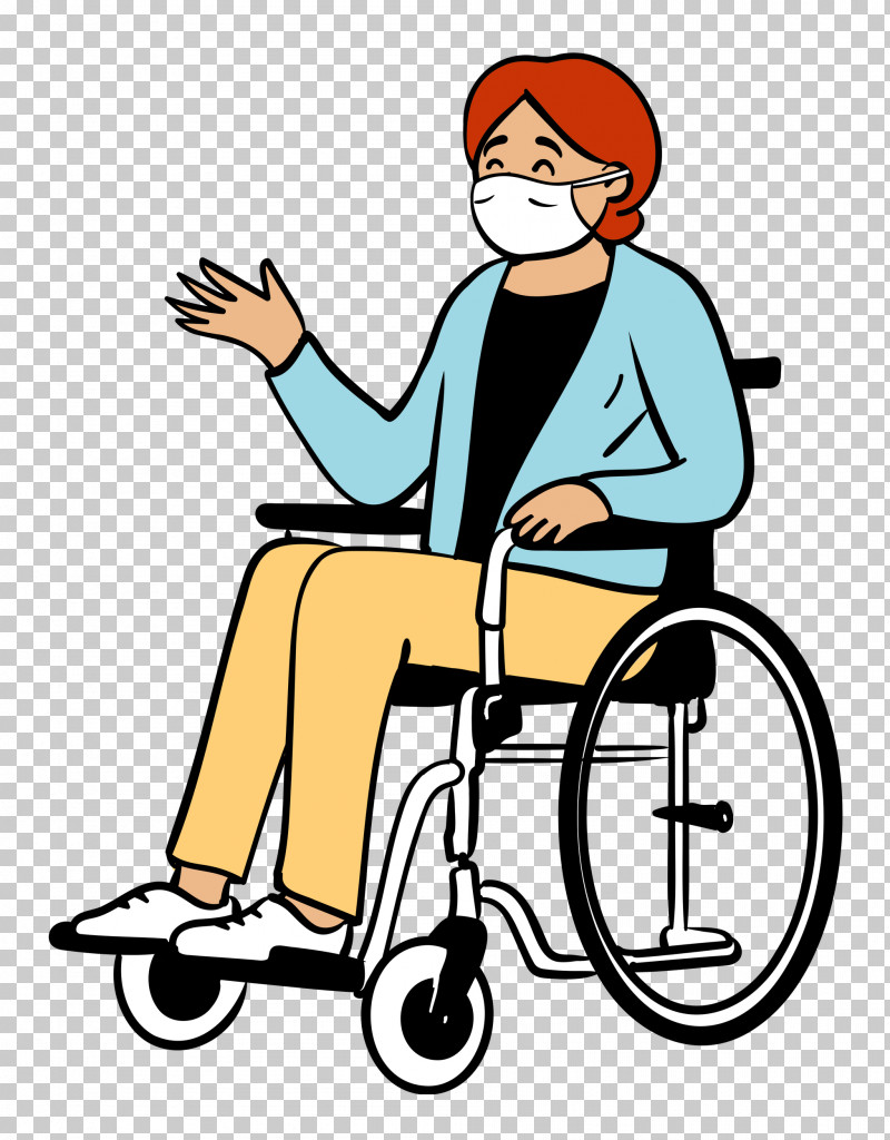 Woman Wheelchair Medical Mask PNG, Clipart, Barbell, Body Fat Percentage, Day, Dip, Exercise Free PNG Download