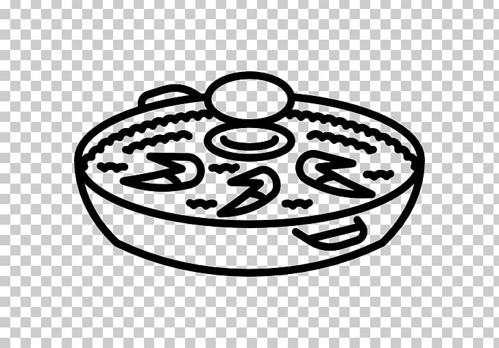 Paella Spanish Cuisine Computer Icons Rice PNG, Clipart, Black And White, Circle, Computer Icons, Encapsulated Postscript, Food Free PNG Download