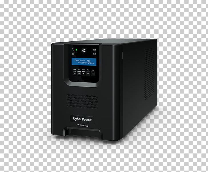 CyberPower PRO Series 1000VA Tower UPS With LCD Power Inverters IEC 60320 CyberPower Professional Tower PR3000ELCDSL Line-interactive UPS PNG, Clipart, Ampere, Apc By Schneider Electric, Audio Equipment, Computer Case, Electricity Free PNG Download