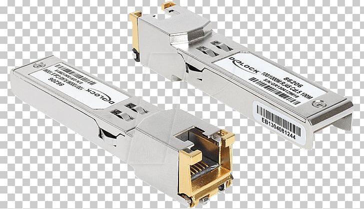 Small Form-factor Pluggable Transceiver Gigabit Interface Converter 1000BASE-T Gigabit Ethernet Registered Jack PNG, Clipart, 8p8c, 1000baset, Computer Port, Electrical Connector, Gigabit Per Second Free PNG Download