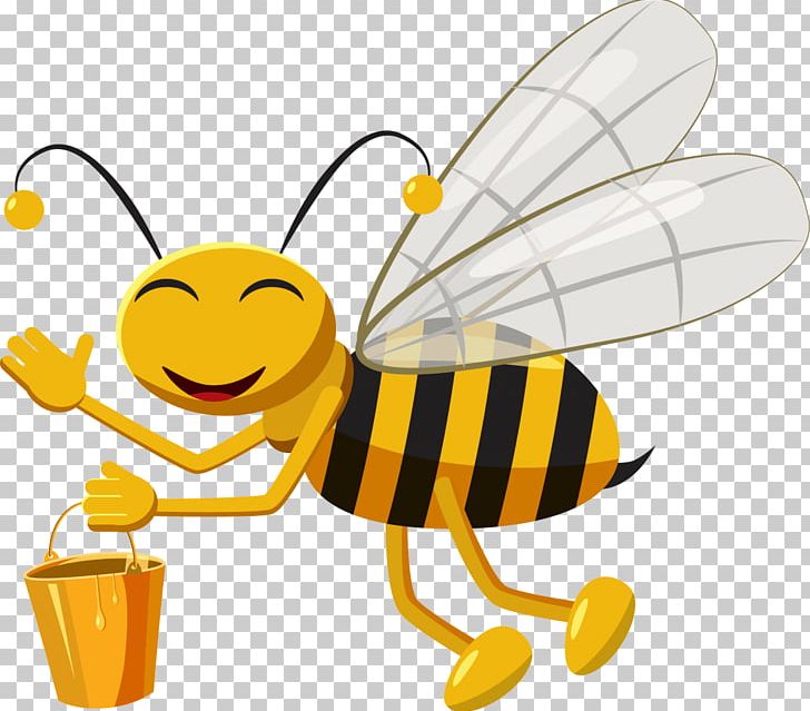Bee Drawing PNG, Clipart, Art, Arthropod, Bee, Bucket, Cartoon Free PNG Download