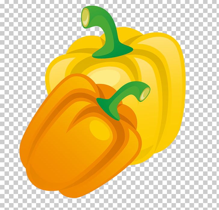 Capsicum Annuum Yellow Pepper Vegetable Food PNG, Clipart, Bell Pepper, Bell Peppers And Chili Peppers, Capsicum, Capsicum Annuum, Cartoon Chili Free PNG Download