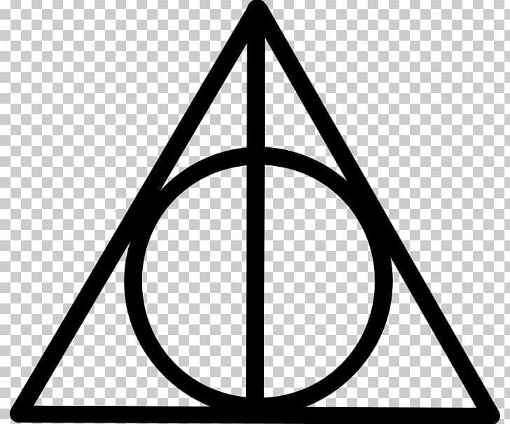 Harry Potter And The Deathly Hallows The Tales Of Beedle The Bard Symbol Fantastic Beasts And Where To Find Them PNG, Clipart, Angle, Area, Black And White, Book, Circle Free PNG Download