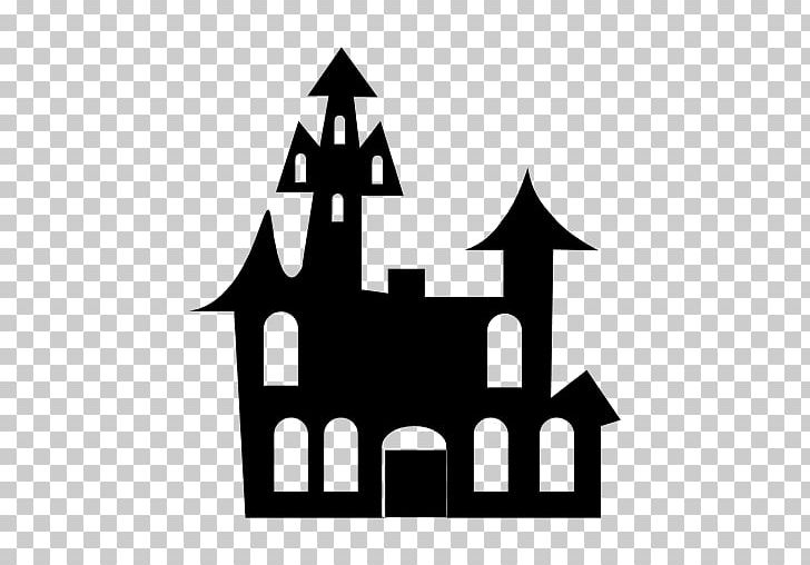 Haunted House Halloween PNG, Clipart, Area, Artwork, Black And White, Castillo, Desktop Wallpaper Free PNG Download