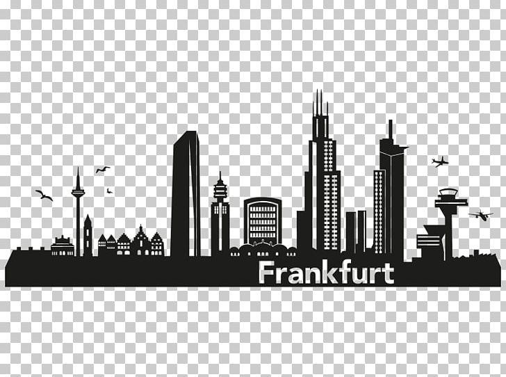 Skyline Plaza Frankfurt Berlin Silhouette Illustration PNG, Clipart, Animals, Art, Berlin, Black And White, Brand Free PNG Download