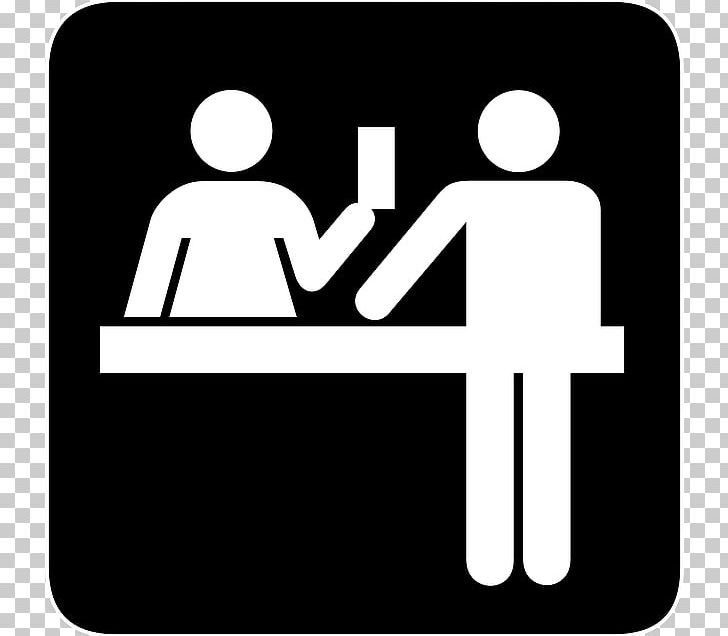 Desk Front Office Receptionist Computer Icons PNG, Clipart, Area, Black, Black And White, Brand, Business Free PNG Download