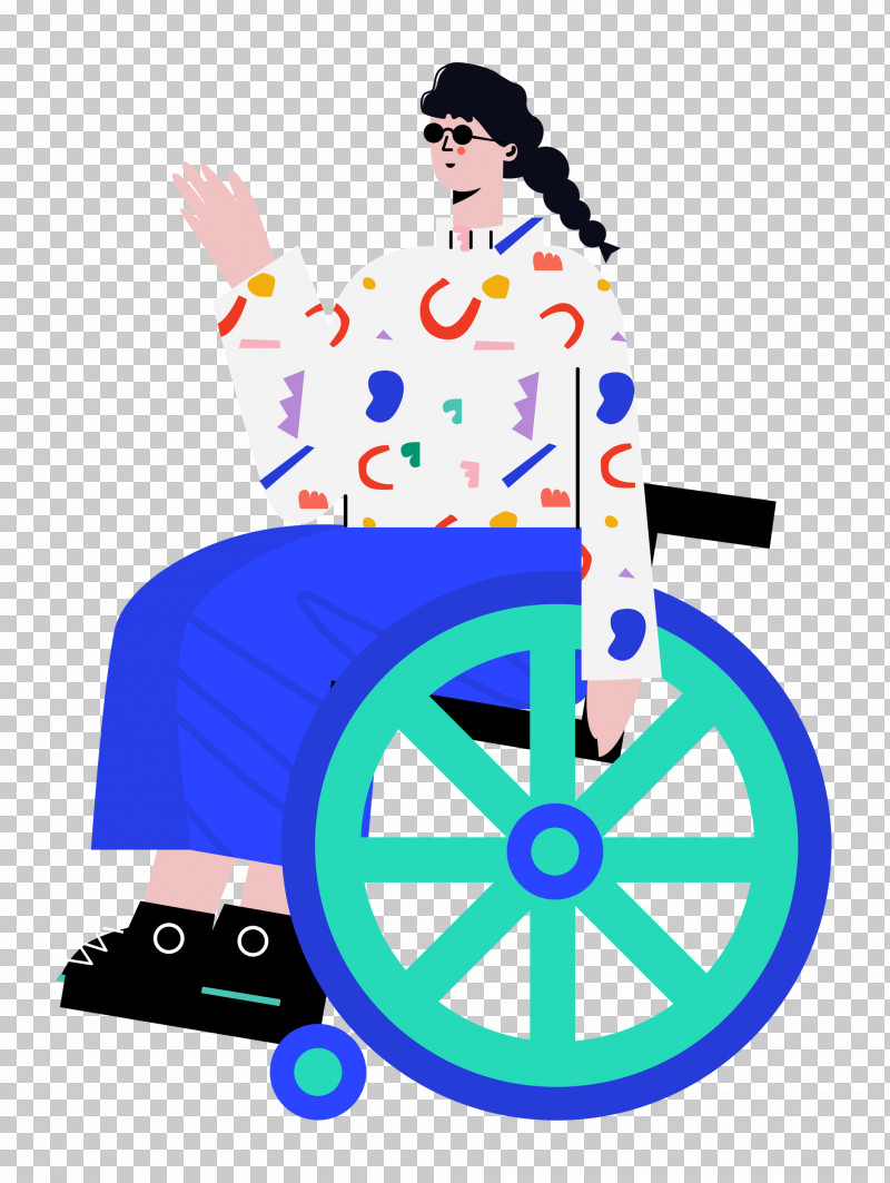 Sitting On Wheelchair Woman Lady PNG, Clipart, Behavior, Geometry, Human, Lady, Line Free PNG Download