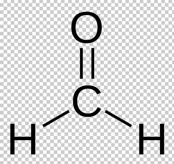 Formaldehyde Structure Chemical Compound Chemistry PNG, Clipart, Aldehyde, Angle, Area, Atom, Black Free PNG Download