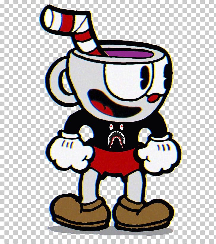 Cuphead Clipart Main Character in Cupheadshow (Instant Download) 