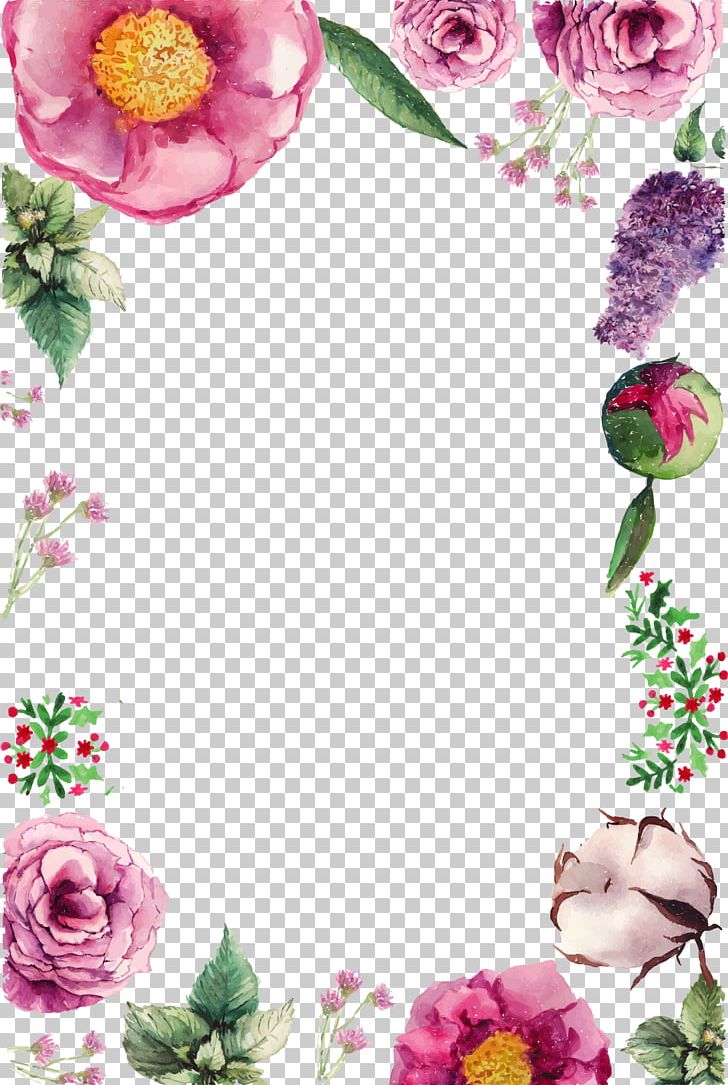 Flower Birthday Greeting Card PNG, Clipart, Artificial Flower, Border, Border Texture, Dahlia, Design Free PNG Download