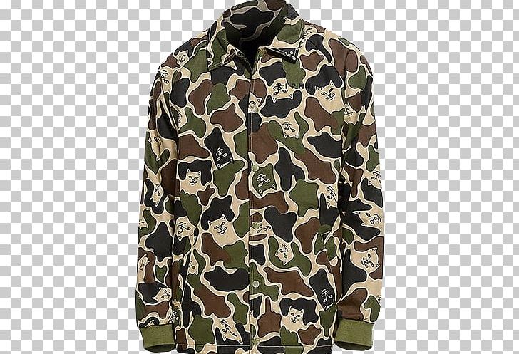 T-shirt RIPNDIP Jacket Clothing Military Camouflage PNG, Clipart, Camouflage, Clothing, Dress Shirt, Flight Jacket, Jacket Free PNG Download