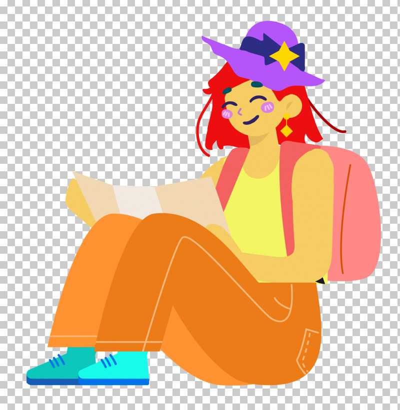 Sitting Sitting On Floor PNG, Clipart, Behavior, Cartoon, Character, Headgear, Human Free PNG Download