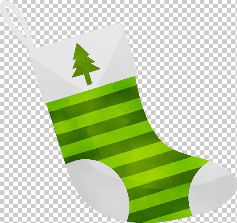 Christmas Stocking PNG, Clipart, Christmas Decoration, Christmas Ornament, Christmas Stocking, Green, Leaf Free PNG Download
