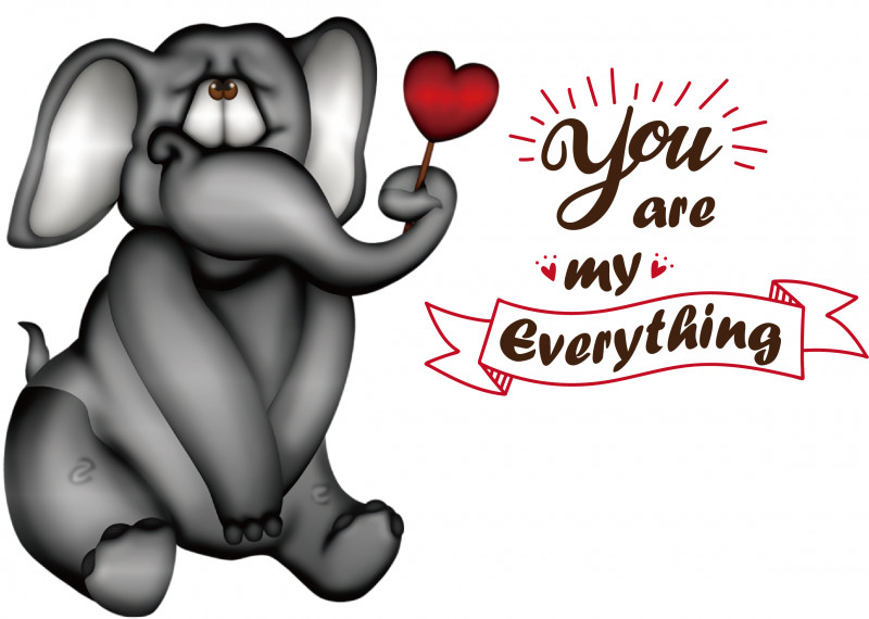 Elephant PNG, Clipart, Cartoon, Elephant, Heart, Stuffed Toy Free PNG Download