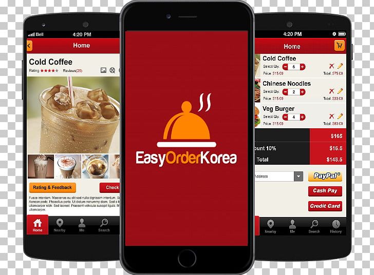 Smartphone Food Delivery Restaurant Feature Phone PNG, Clipart, Brand, Cash, Company, Display Advertising, Electronic Device Free PNG Download