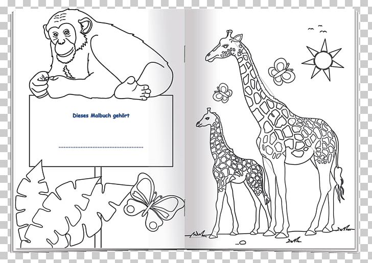 Giraffe Sketch Illustration Line Art Cartoon PNG, Clipart, Area, Art, Artwork, Black And White, Cartoon Free PNG Download