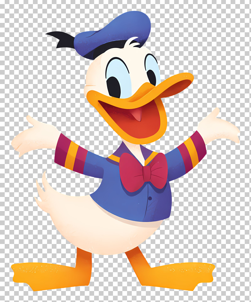 Happy Donald Duck - Duck In Sailor Outfit PNG
