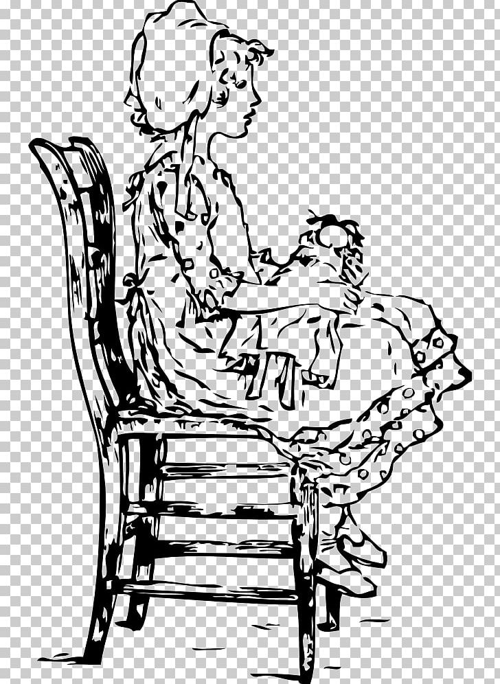 Chair Drawing Woman PNG, Clipart, Area, Arm, Art, Artwork, Black Free PNG Download