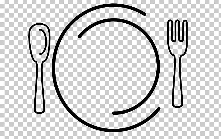 Fork Spoon Plate Knife PNG, Clipart, Area, Black And White, Circle, Cutlery, Dinner Free PNG Download