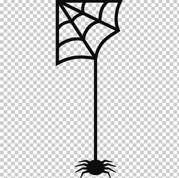 Spider Sticker PNG, Clipart, Black And White, Branch, Chlorophytum Comosum, Hanging, Hanging Basket Free PNG Download
