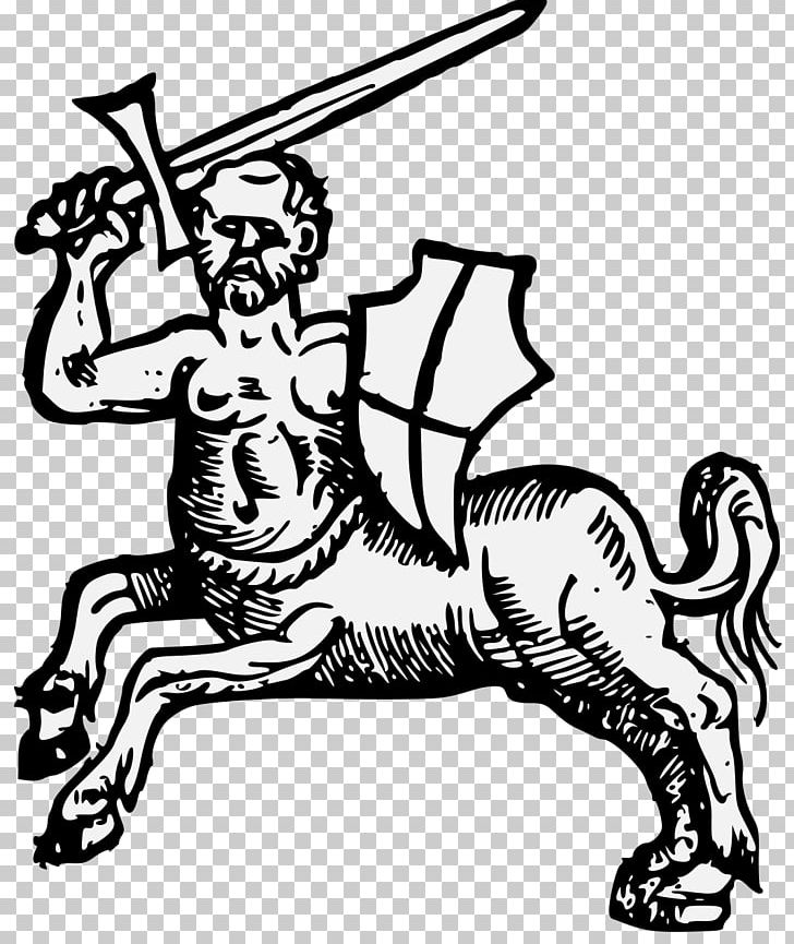Workes Of Armorie: Deuyded Into Three Bookes PNG, Clipart, Art, Artwork, Black And White, Centaur, Display Of Heraldrie Free PNG Download