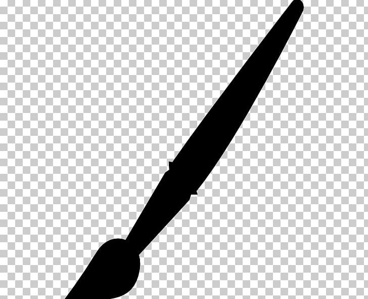 Paintbrush PNG, Clipart, Black And White, Brush, Clip Art, Cold Weapon, Computer Icons Free PNG Download