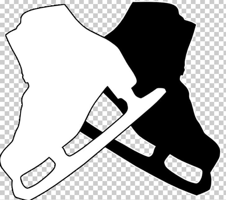Ice Skating Ice Skates Figure Skating Ice Hockey PNG, Clipart, Angle, Arm, Artwork, Black, Black And White Free PNG Download