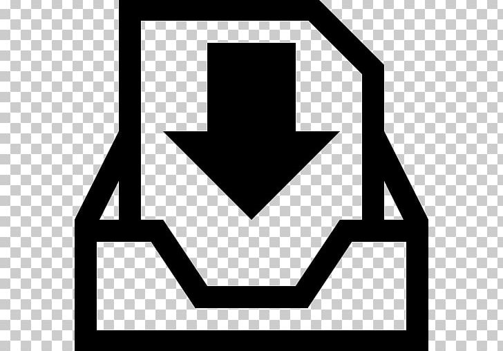Computer Icons Inbox By Gmail Email Symbol PNG, Clipart, Angle, Area, Black, Black And White, Brand Free PNG Download