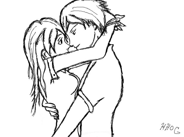 Drawing Cartoon Love Couple Sketch PNG, Clipart, Arm, Art, Artwork, Black,  Black And White Free PNG