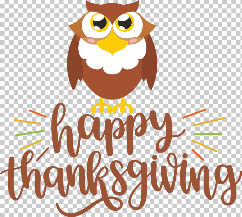 Happy Thanksgiving Thanksgiving Day Thanksgiving PNG, Clipart, Beak, Bird Of Prey, Birds, Cartoon, Happiness Free PNG Download