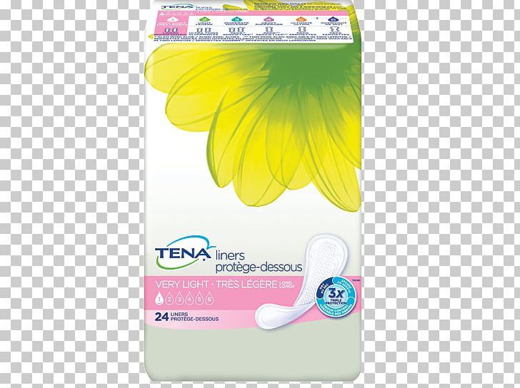 TENA Pantyliner Urinary Incontinence Incontinence Pad Kotex PNG, Clipart, Always, Depend, Disposable, Feminine Sanitary Supplies, Flower Free PNG Download