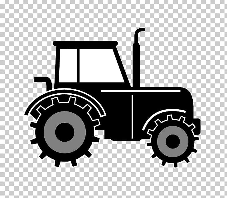 Motor Vehicle Tractor Illustration PNG, Clipart, Automotive Design, Automotive Tire, Black And White, Brand, Car Free PNG Download