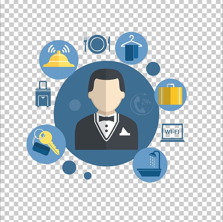 Yuanchenxin International Hotel Receptionist Icon PNG, Clipart, Brand, Business Hotel, Communication, Computer Network, Data Free PNG Download