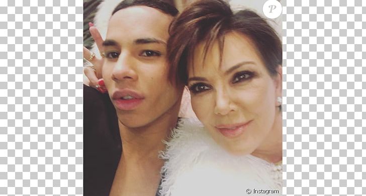 Olivier Rousteing Kris Jenner Eyebrow Balmain Eyelash PNG, Clipart, Balmain, Beauty, Brown Hair, Cheek, Chin Free PNG Download