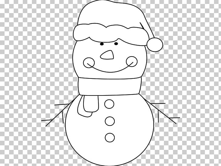 christmas clip art black and white snowman