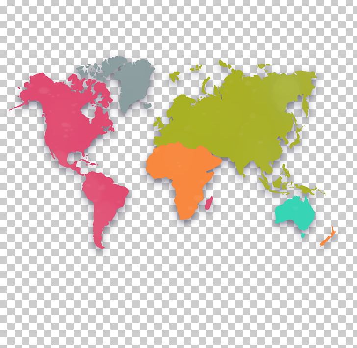 World Map Globe Png Clipart Color Colorful Vector Color Map Of The World Color Pencil Color