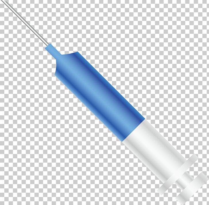 Syringe Injection Medicine PNG, Clipart, Angle, Blue, Care, Cartoon, Cartoon Syringe Free PNG Download