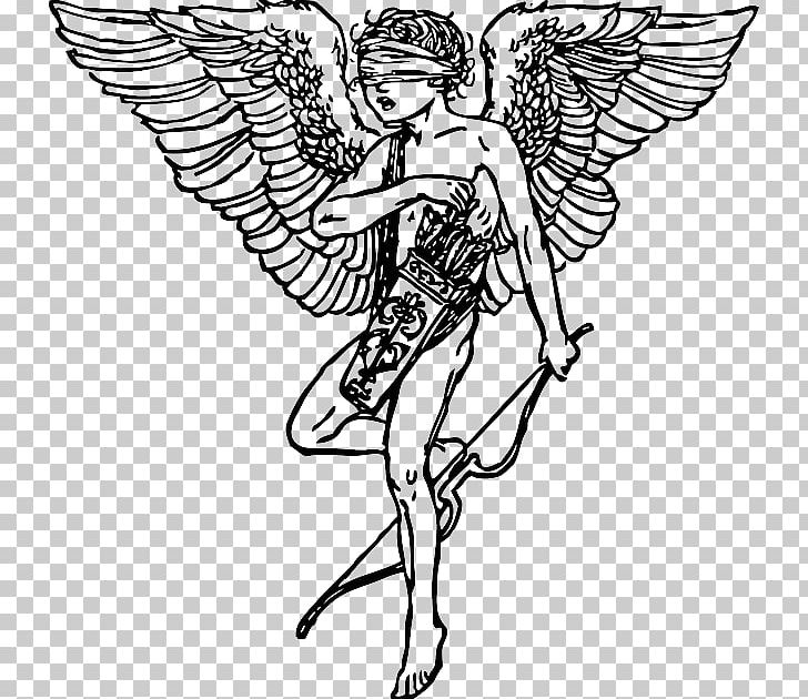 Cupid And Psyche Eros PNG, Clipart, Angel, Angel Wings, Apuleius, Black ...