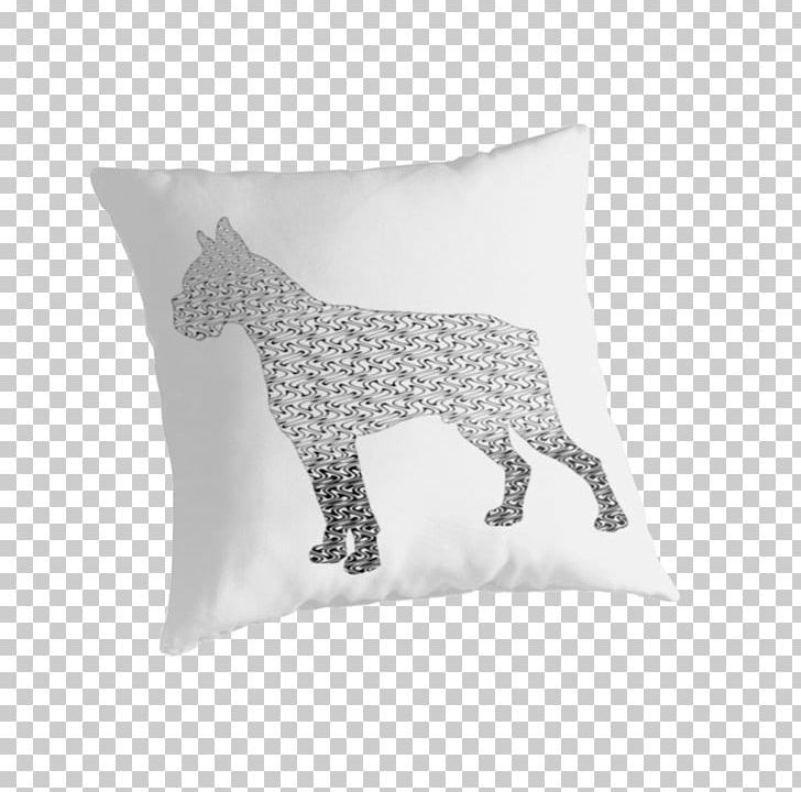 Cushion Throw Pillows White Font PNG, Clipart, Black And White, Cane Corso, Cushion, Font, Furniture Free PNG Download