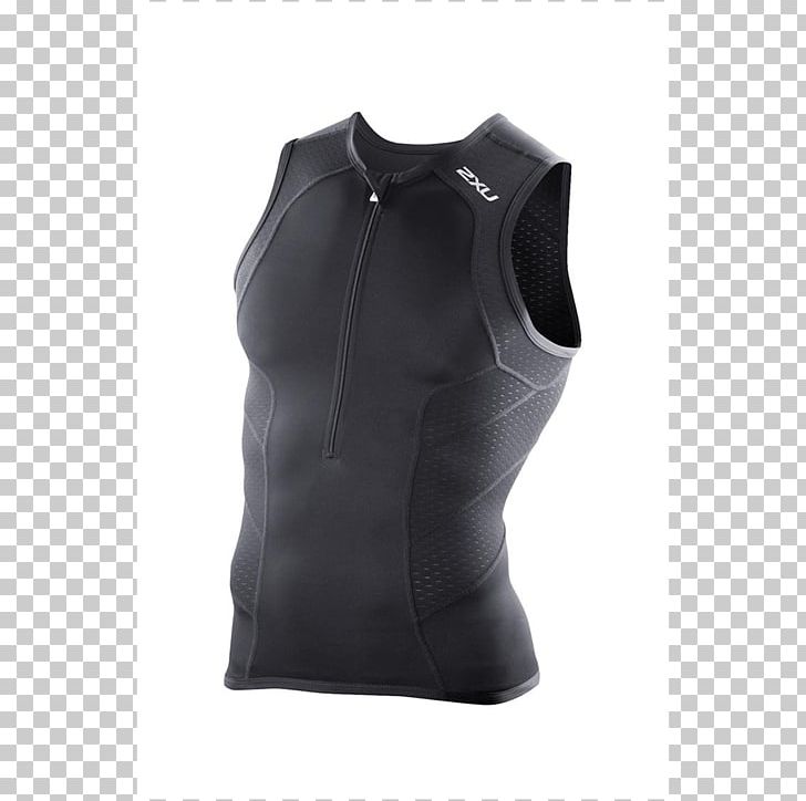 Triathlon 2XU T-shirt Sport Sleeveless Shirt PNG, Clipart, 2xu, Active Tank, Active Undergarment, Black, Clothing Free PNG Download