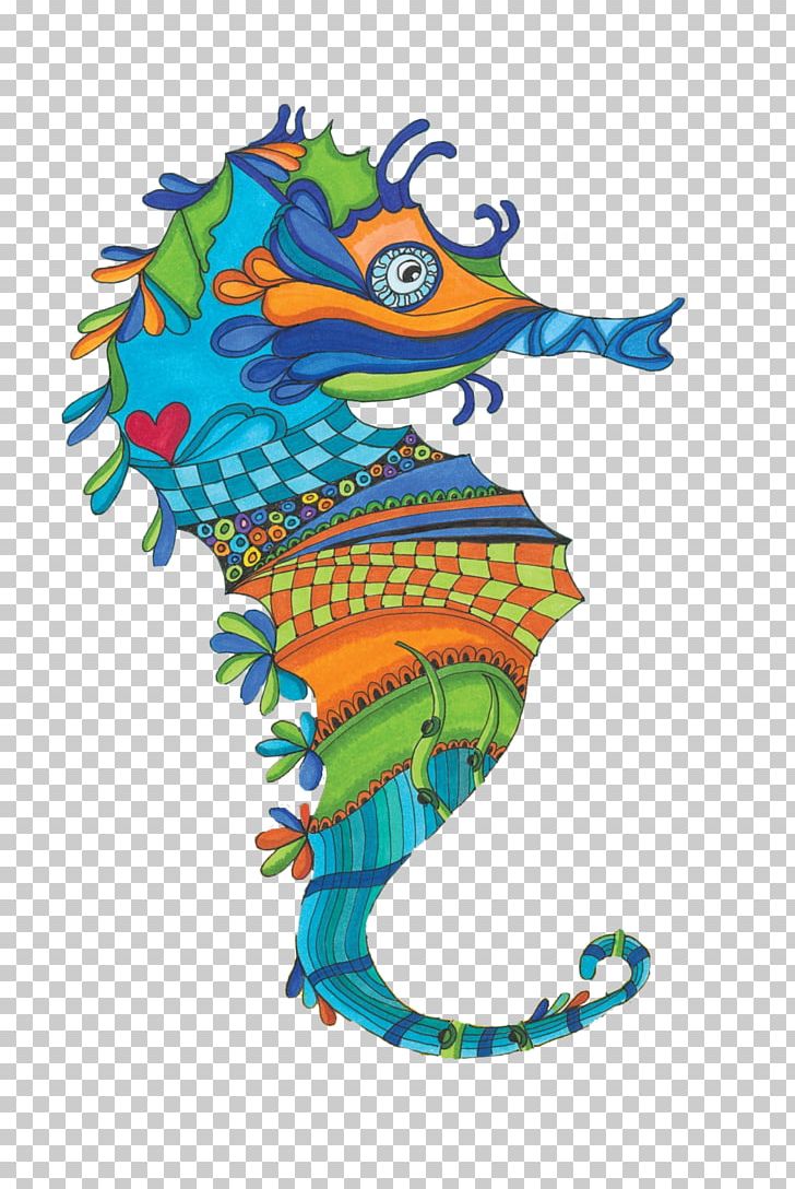 Seahorse Artist PNG, Clipart, Animals, Art, Artist, Crew Neck, Doodle Free PNG Download
