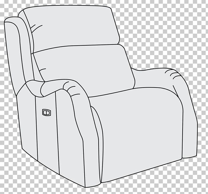 Recliner White Line Art PNG, Clipart, Angle, Area, Art, Black And White, Chair Free PNG Download