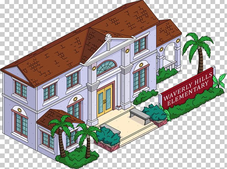 The Simpsons: Tapped Out Waverly Hills PNG, Clipart, Bart Simpson, Building, Cartoon, Cottage, Elevation Free PNG Download