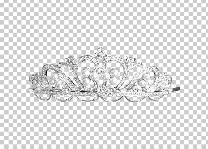 Tiara Imitation Gemstones & Rhinestones Jewellery Diamond Silver PNG, Clipart, Black And White, Body Jewellery, Body Jewelry, Crystal, Dark Knight Armoury Free PNG Download