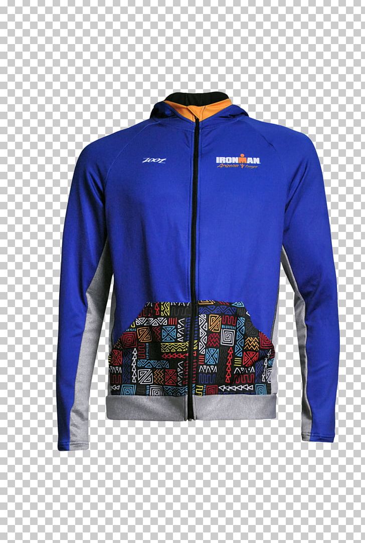 Jacket T-shirt Sweater Outerwear Hood PNG, Clipart, Blue, Cobalt Blue, Electric Blue, Hood, Jacket Free PNG Download